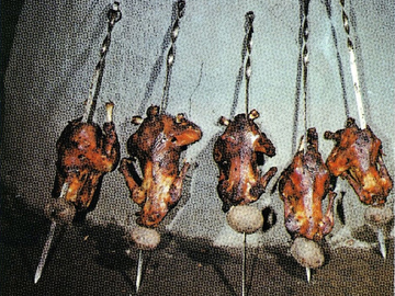 Chicken fried in tendyr