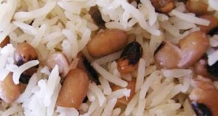 Chilov pilaf - bean pilaf with fish