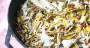 Lobya chigirtmasi - Green beans and egg