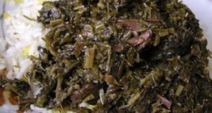 Sabzi qovurma - Lamb stew with herbs