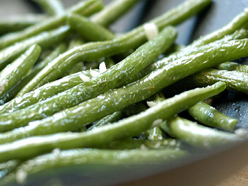 Sarımsaqla göy lobya - Green beans with garlic