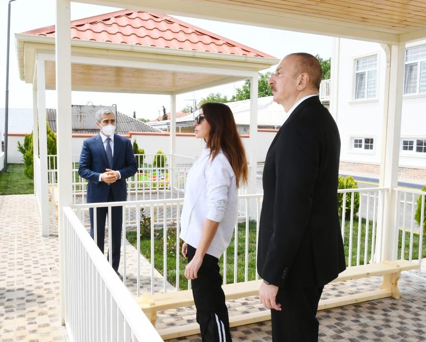 Azerbaijani President Ilham Aliyev, First Lady Mehriban Aliyeva