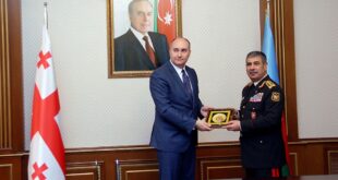 Azerbaijani, Georgian defense ministers