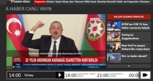 Turkish “A Haber” TV channel