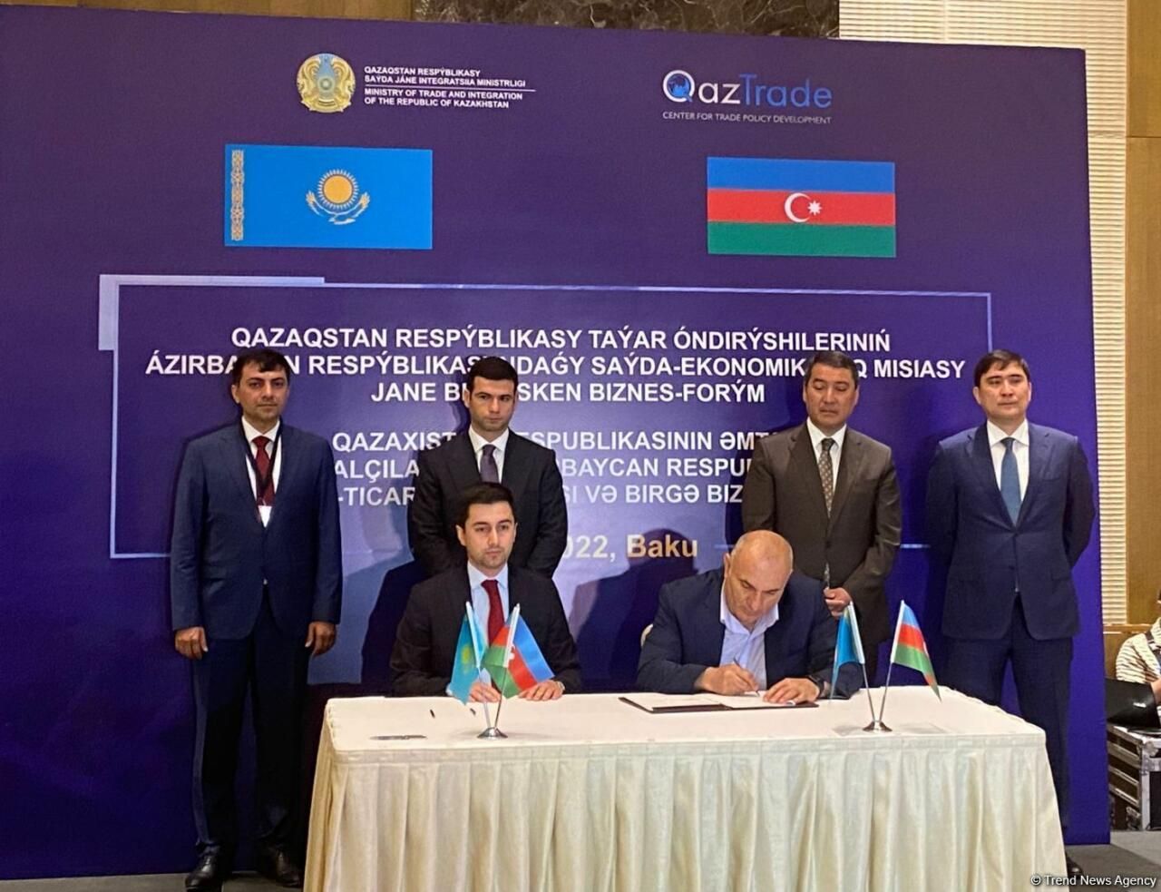Azerbaijan and Kazakhstan