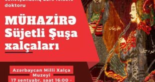 Carpet Museum to hold lecture on Shusha carpets