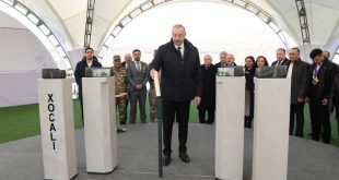 President Ilham Aliyev laid foundation stone for Khojaly genocide memorial